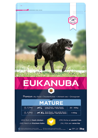 Eukanuba Dog Senior & Mature Large Breed Chicken 
