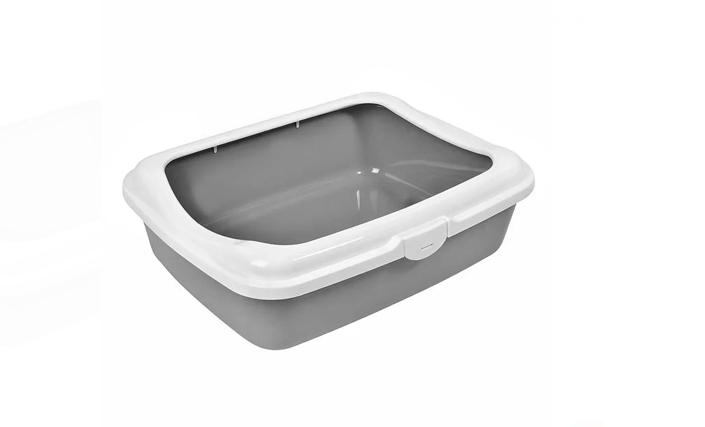 Cat Litter Tray Grey