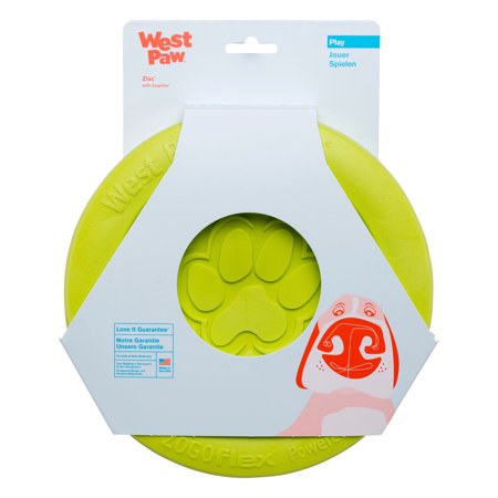 West Paw Zogoflex Disc  Dog Toy Green
