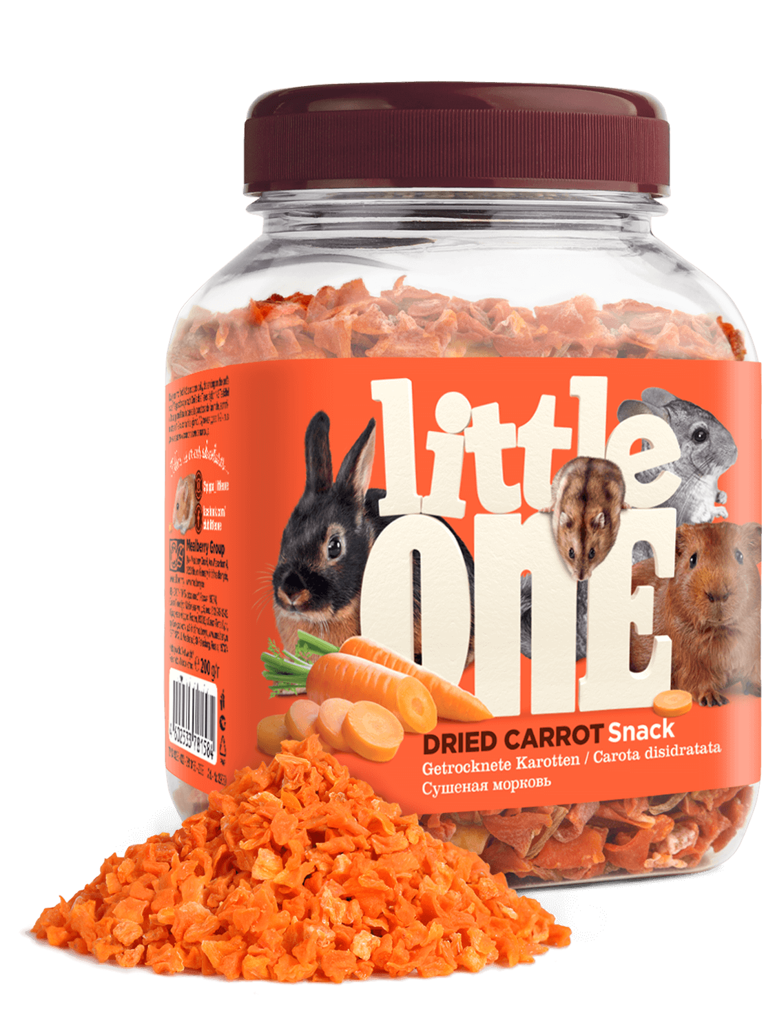 Little One Snack For All Small Mammals Dried Carrots
