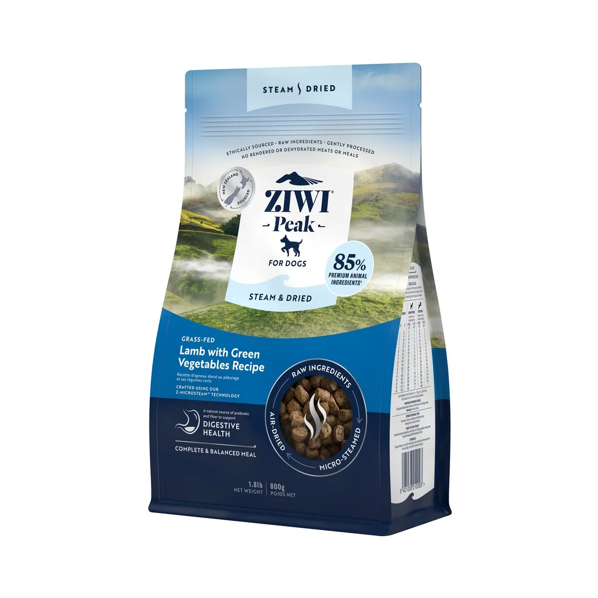 Ziwi Peak Dog Steam & Dried Lamb Recipe