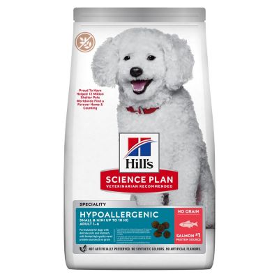 Hill's Science Plan Small And Mini Adult Grain-free Hypoallergenic Salmon