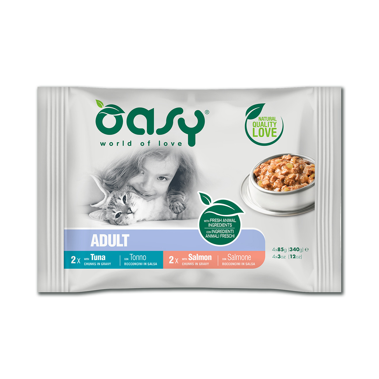 Oasy Wet Cat Multipack Adult Fish Selection