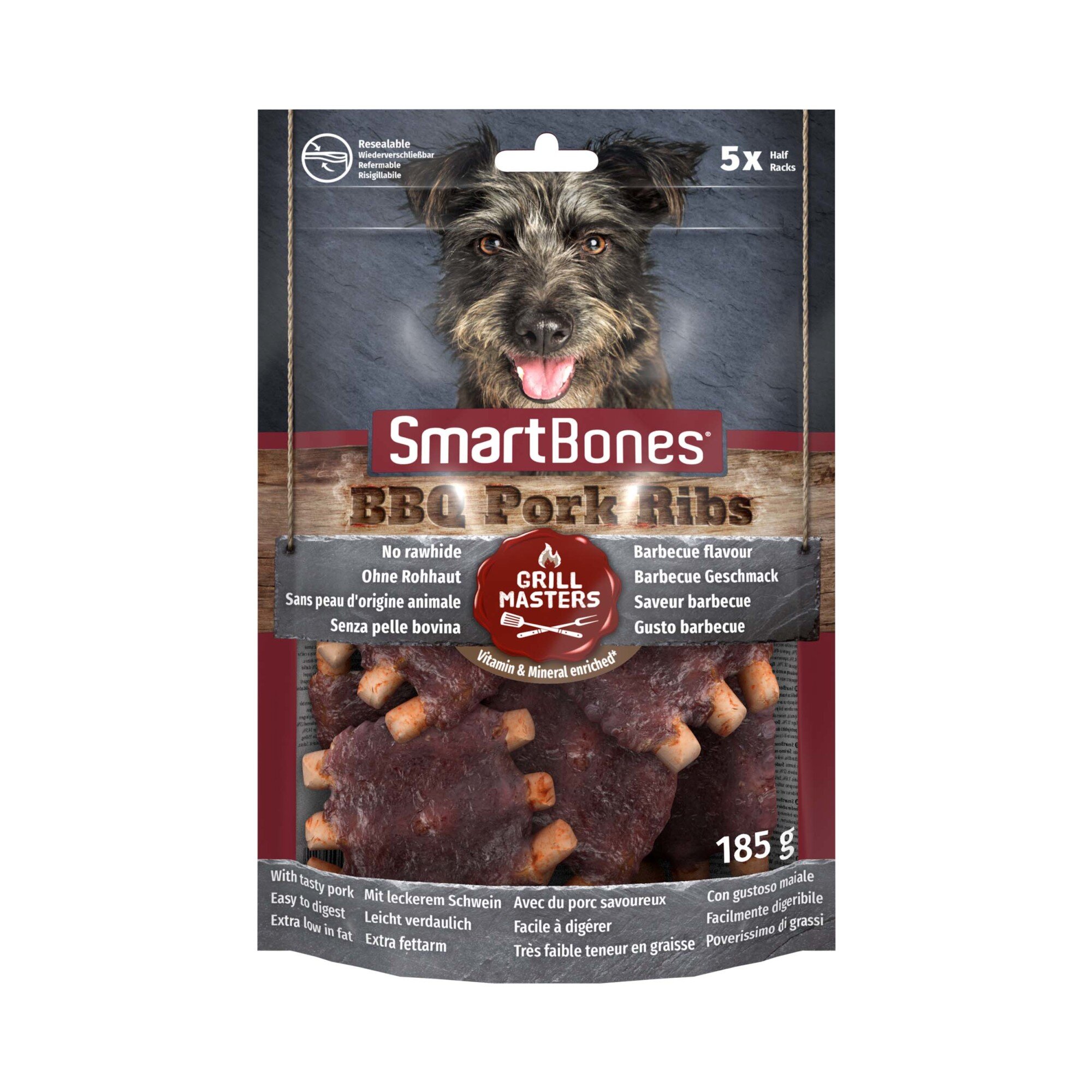 Smart Bones Grill Masters Bbq Pork Ribs 5 Pcs