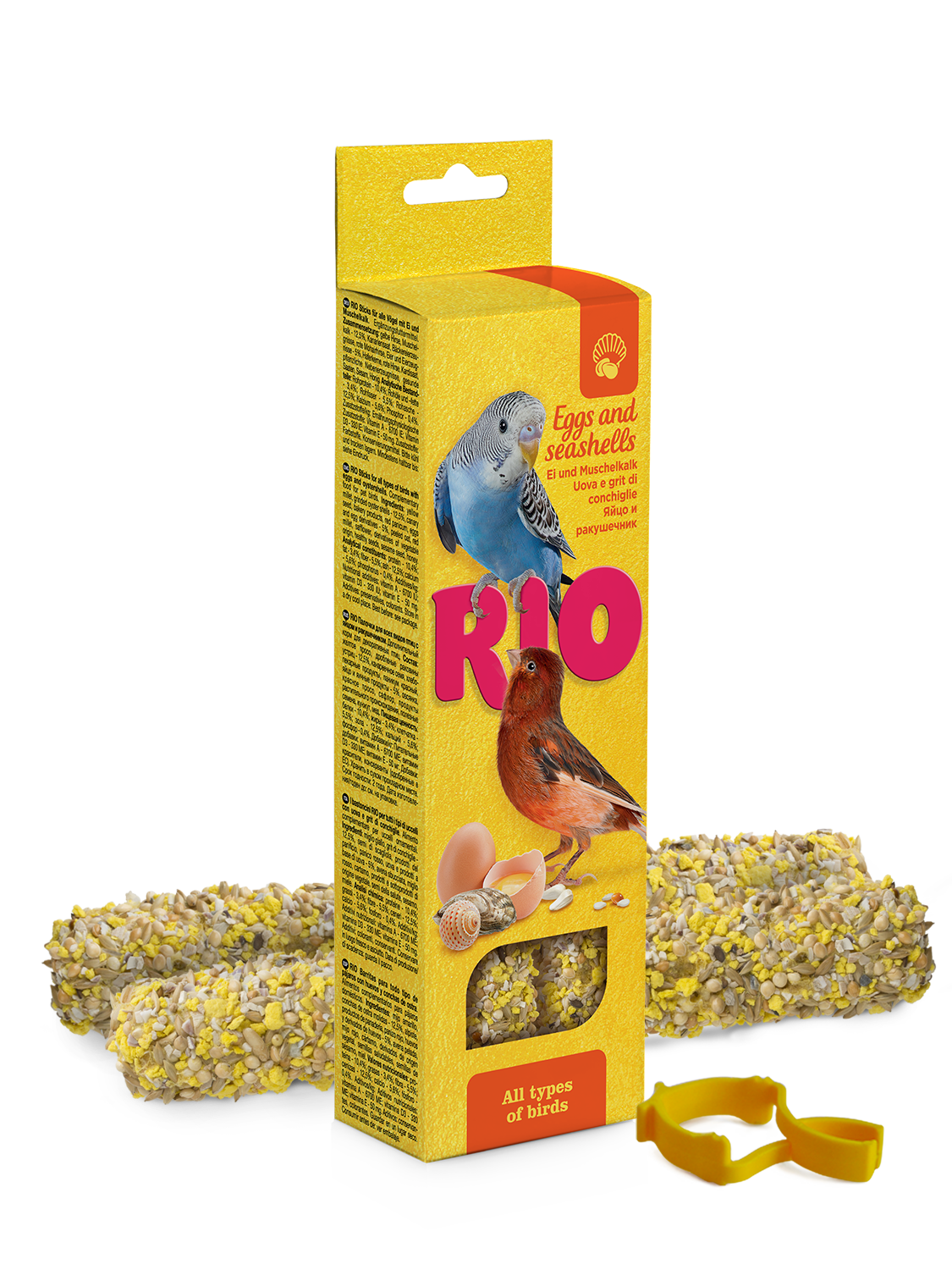 Rio Sticks For All Types Of Birds With Eggs And Oyster Shells