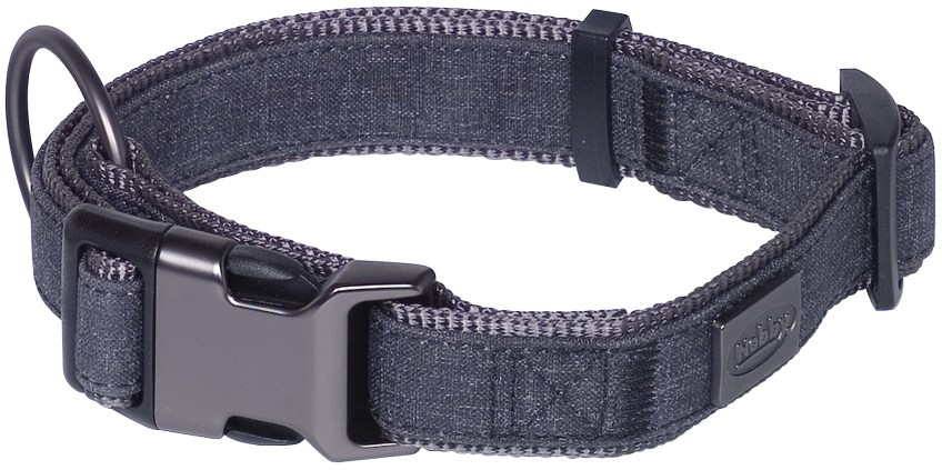 Nobby Collar Linen Deluxe Black - Grey