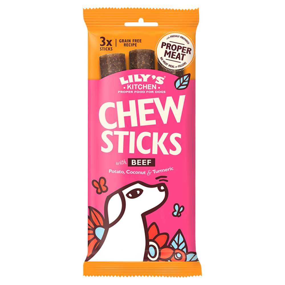 Lillys Kitchen Dog Chew Sticks Beef