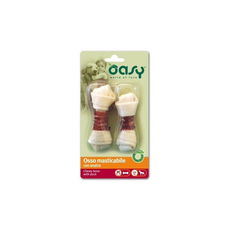 Oasy Chewy Bone With Duck Medium
