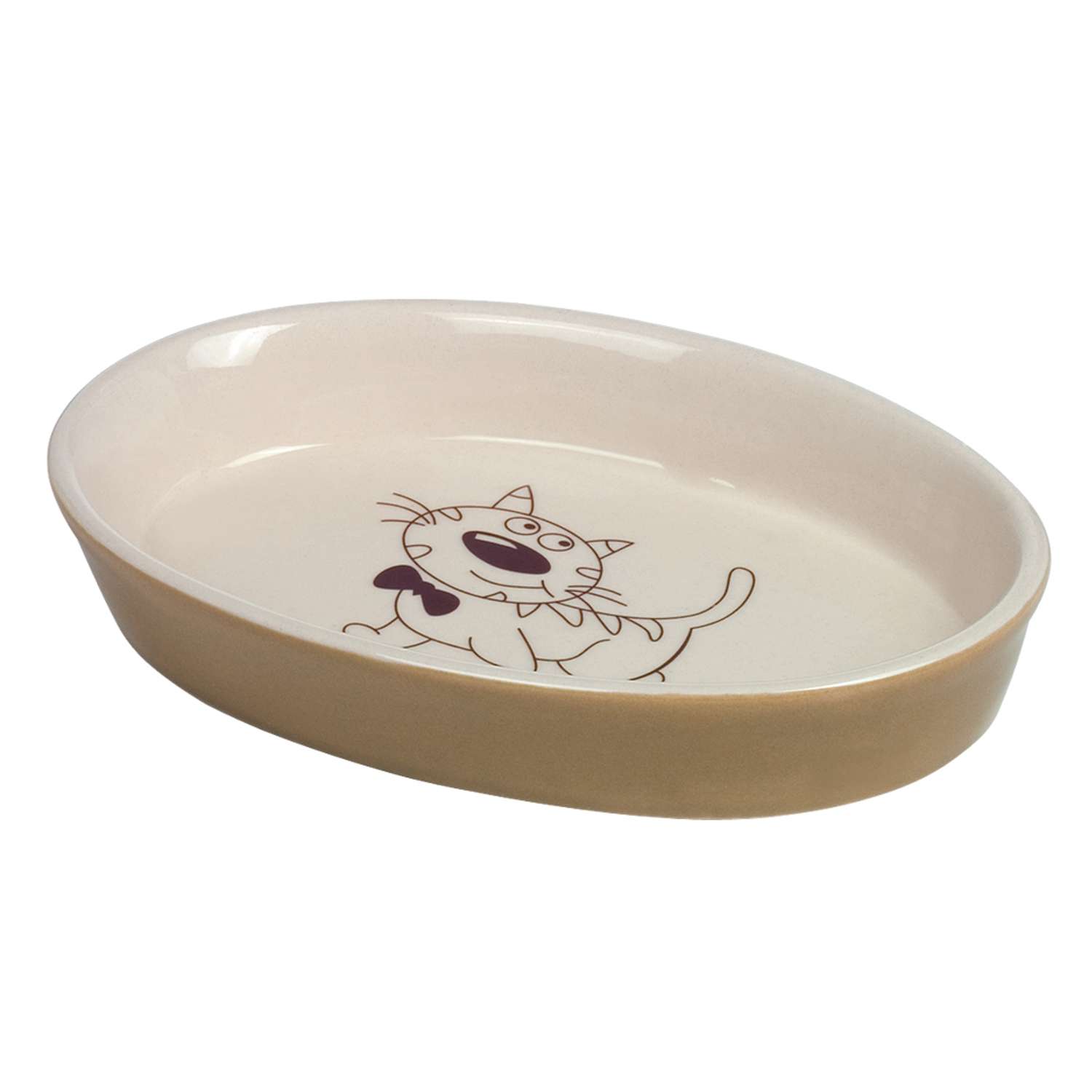 Nobby Cat Ceramic Dish Oval