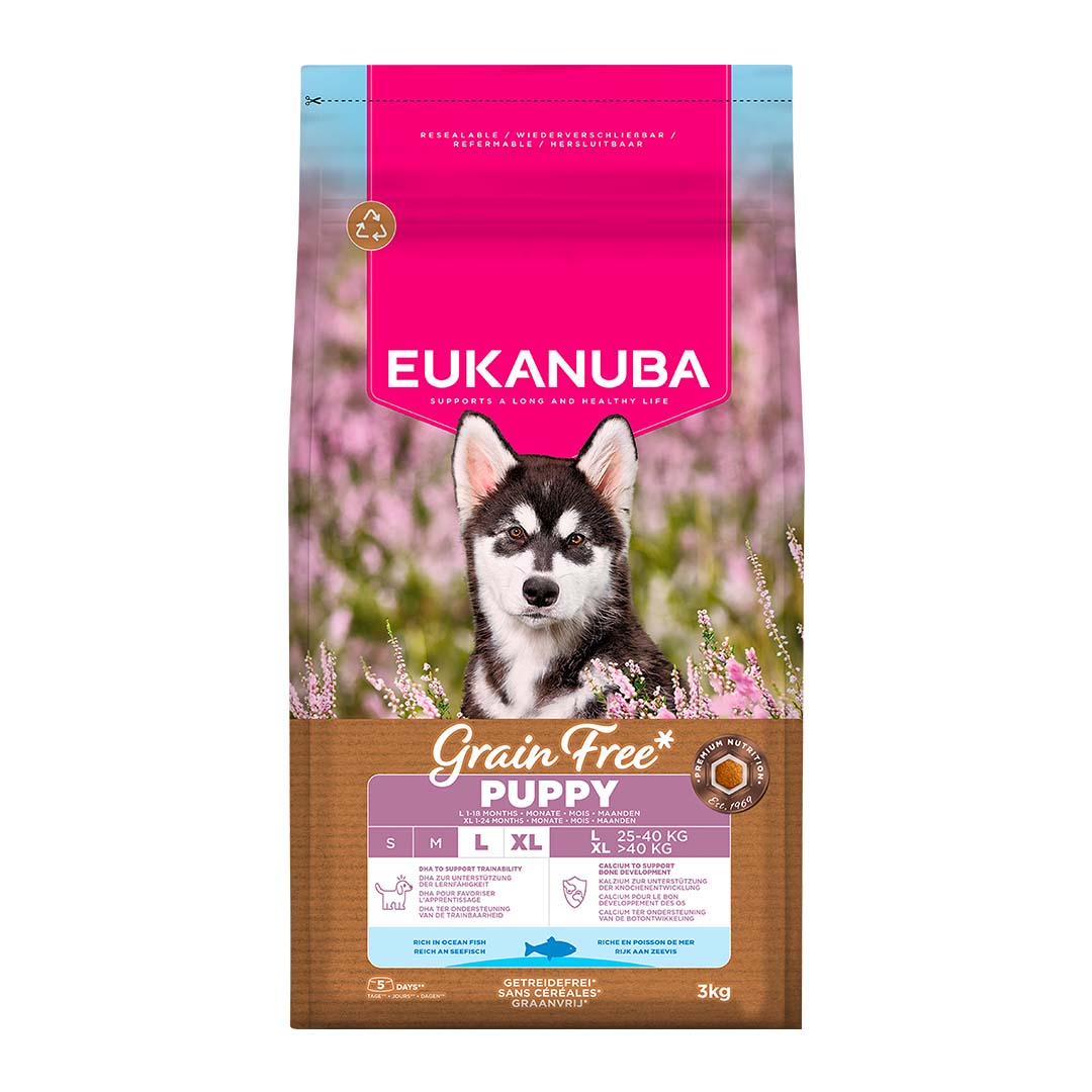 Eukanuba Grainfree Puppy Large/xl Breed Rich In Ocean Fish
