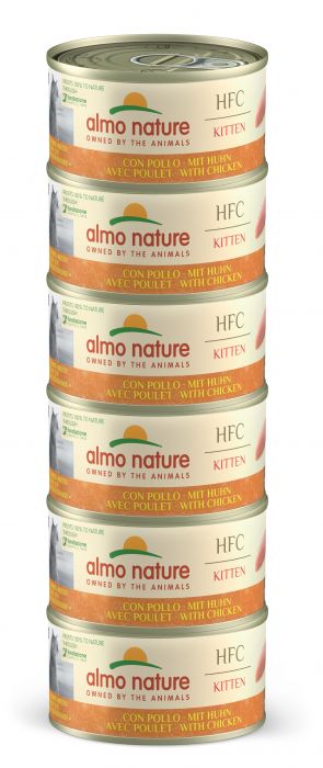 Almo Nature Hfc Mega Chicken Breast Multipack For Kittens