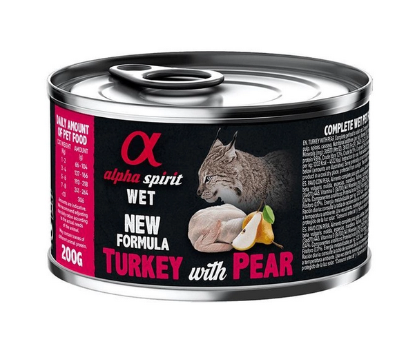 Alpha Spirit Turkey With Pear Wet Food
