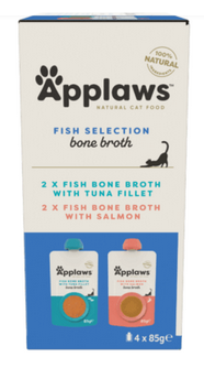 Applaws Cat Multipack fish bone Selection in broth