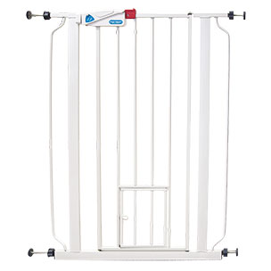 Flamingo Dog Fence White 76×74-86cm