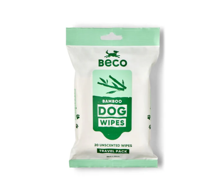 Beco Pets Unscented Travel Wipes