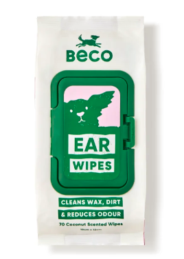 Beco Dog Ear Wipes Coconut Scented