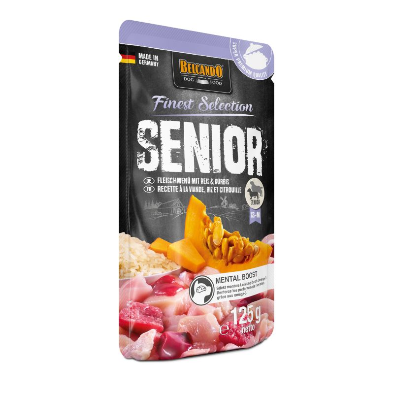 Belcando Finest Selection Pouch Senior Meat Menu with Rice & Pumpkin
