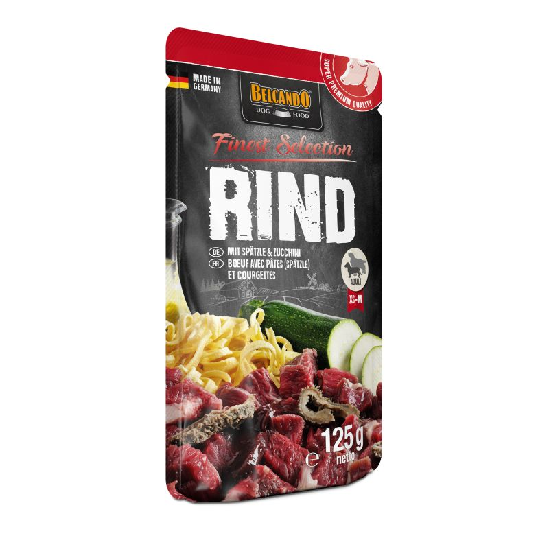 Belcando Finest Selection Pouch Beef with Spaetzle & Courgettes