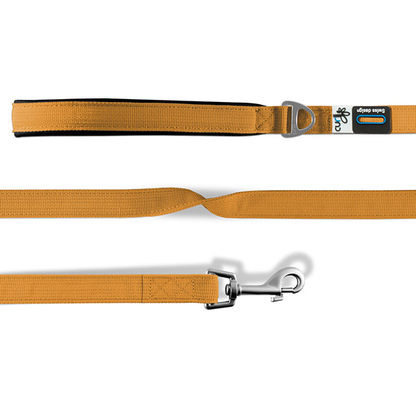 Curli - Basic Leash Orange 2 X 140cm