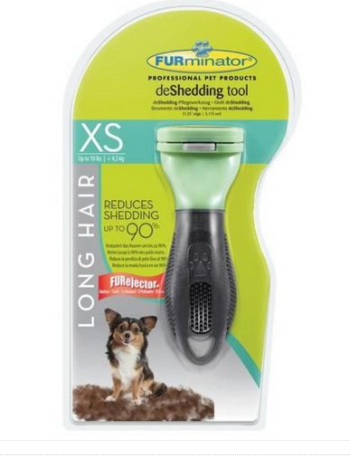 Furminator Deshedding Brush For Dogs Long Hair Xs Up To 4.5kg