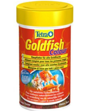 Tetra Food For Fish Goldfish Colour Flakes 52g/250ml