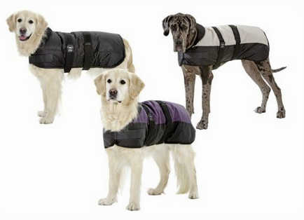 Flamingo Polar Bear Dog Coat Black 20cm