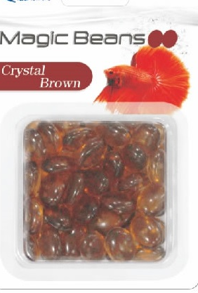 Decorative Plastic Stones Crystal Brown