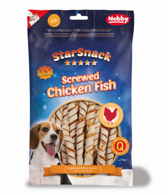 Nobby Starsnack Screwed Chicken Fish 