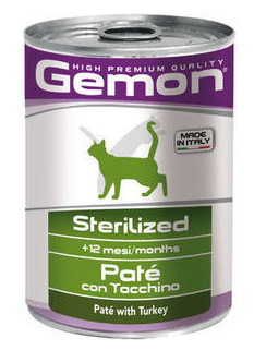 Gemon Wet Cat Patee Sterilized With Turkey