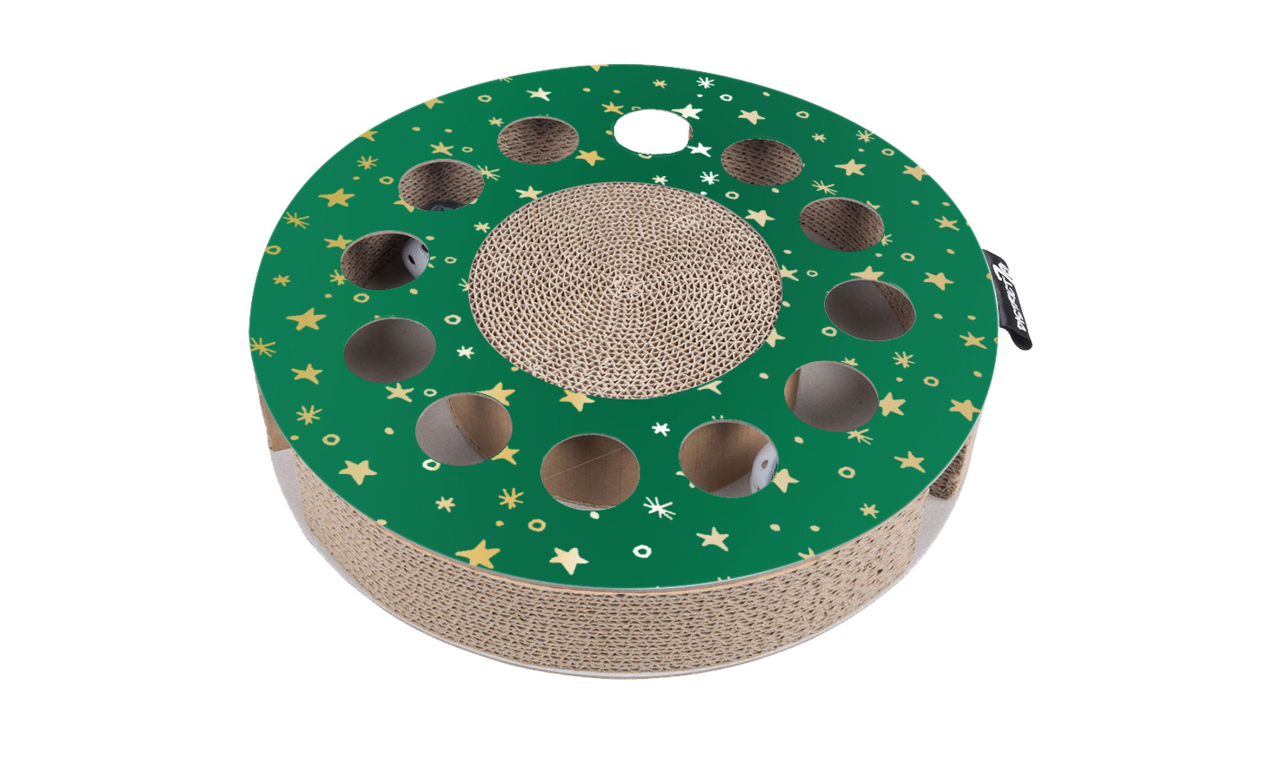 District 70 Whirl X-mas Star Green
