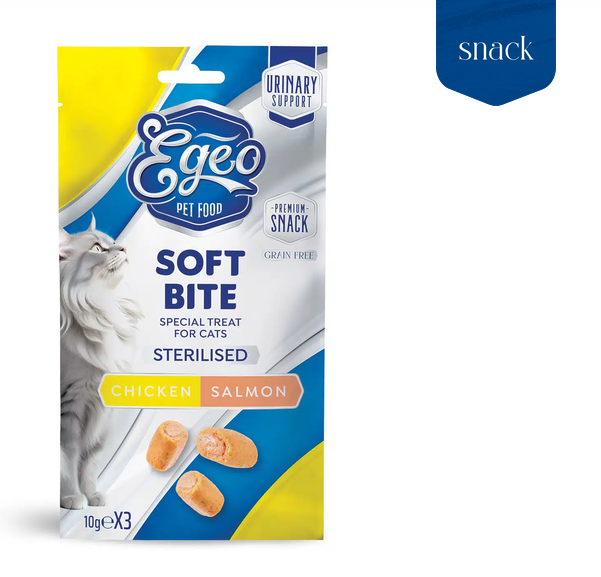 Egeo Chicken And Salmon Soft Bites Cat Treat