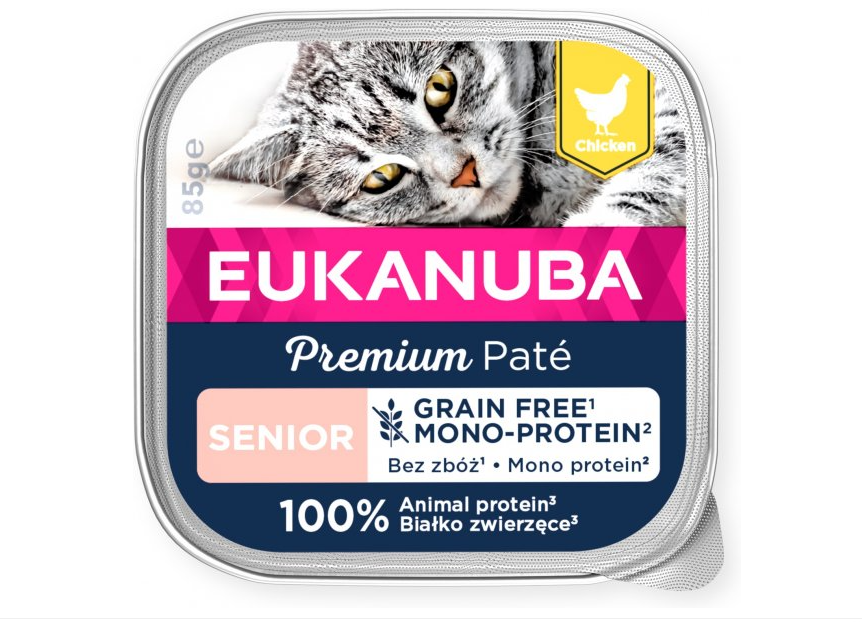 Eukanuba Cat Senior Grain Free Chicken Pate