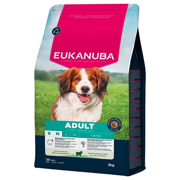 Eukanuba Adult Small Medium Breed Rich In Lamb And Rice