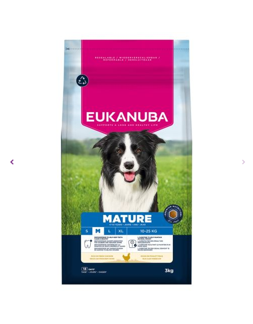 Eukanuba Life Care Mature Medium Breed with Chicken 