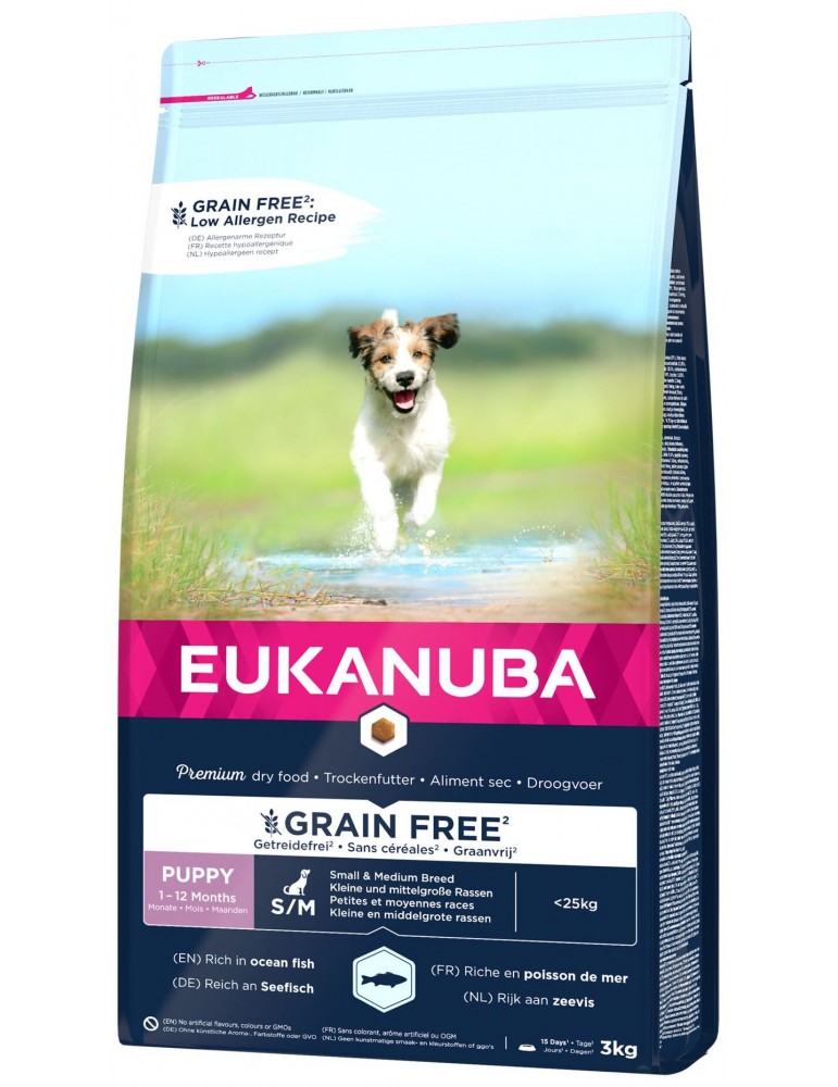 Eukanuba Puppy Small Breed Grain-free With Ocean Fish