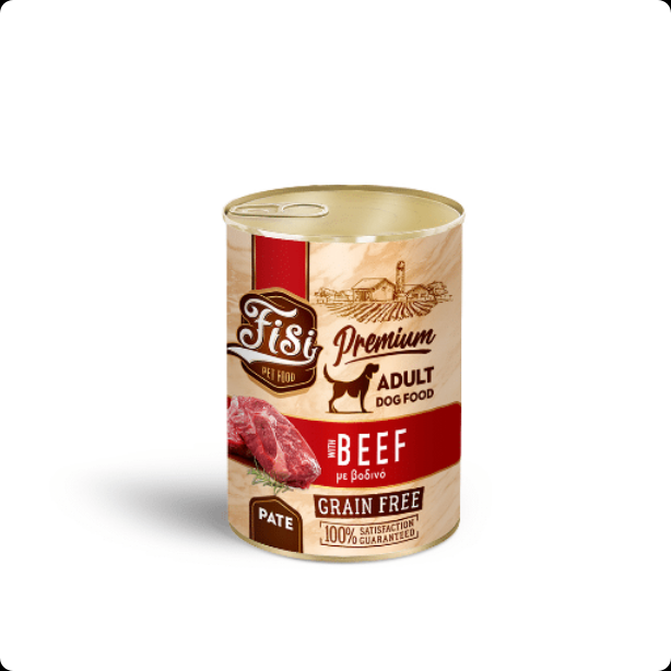 Fisi Beef Pate Adult Dog Wet Food