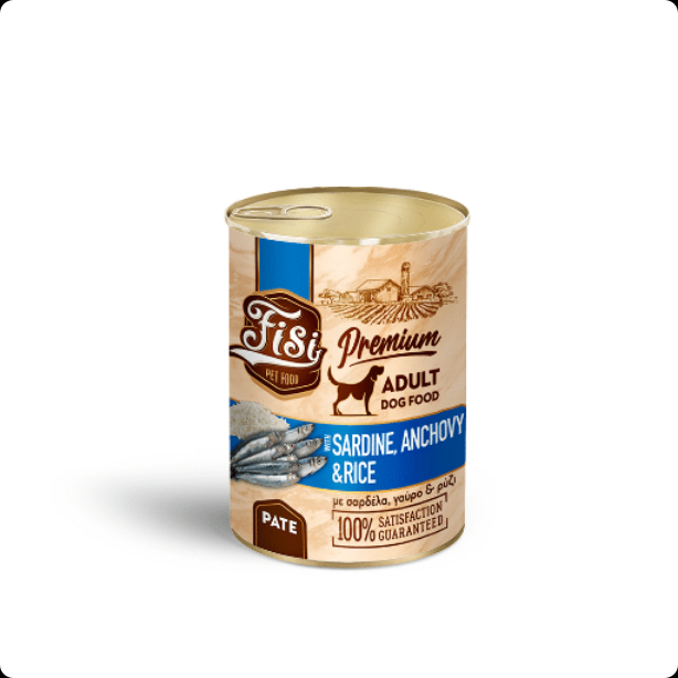 Fisi Sardine Anchovy Rice Pate Dog Adult 