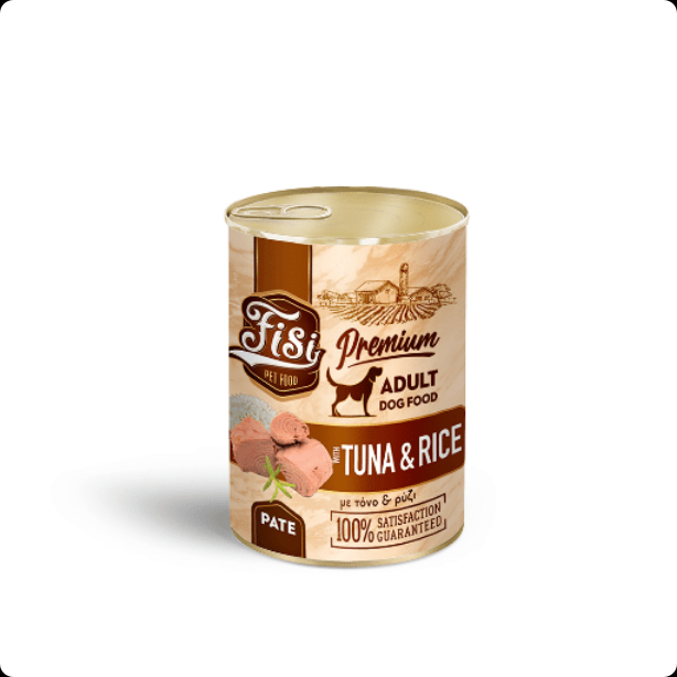Fisi Tuna Rice Pate Adult Dog Wet Food