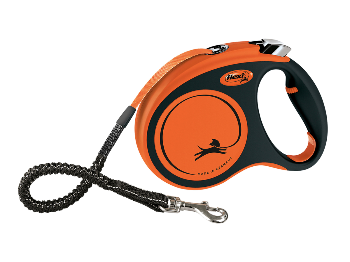 Flexi Xtreme Tape Leash Orange And Black