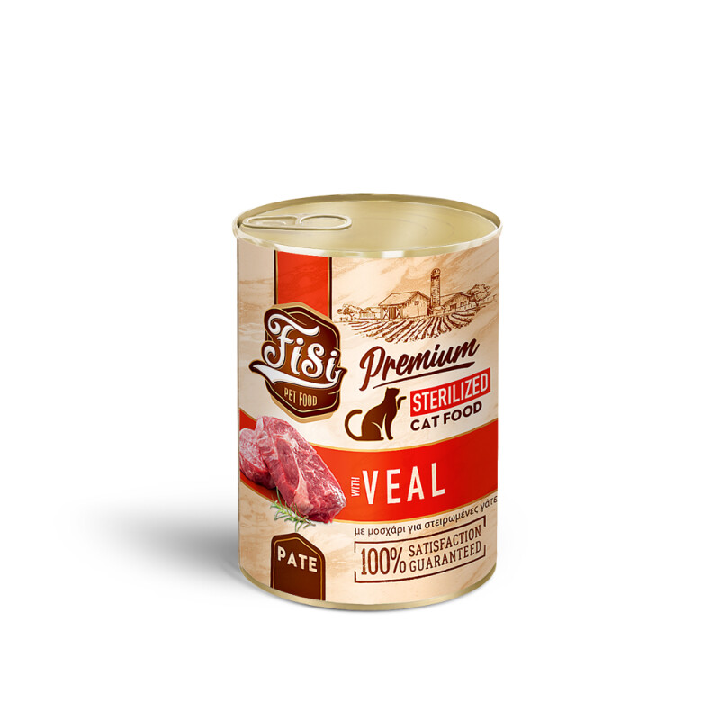 Fisi Veal In Pate For Sterilised Cat