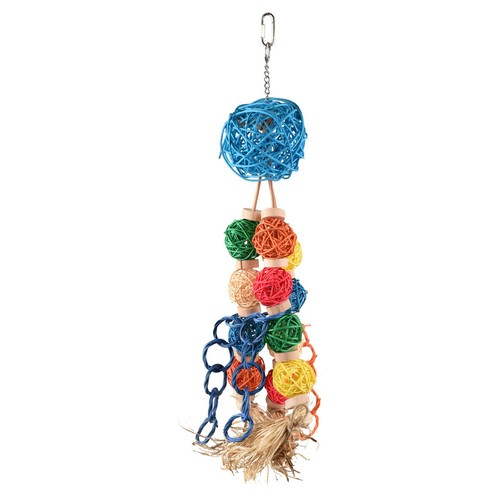 Flamingo Wico Tia Multi Colored Bird Toy