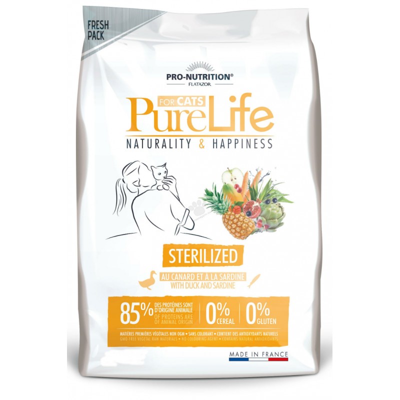 Flatazor Cat Food Pure Life Cat Sterilized