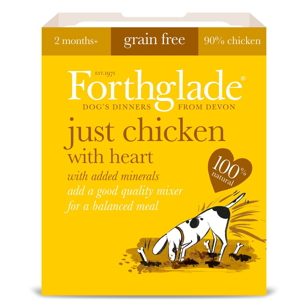 Forthglade-just Chicken With Heart 395g