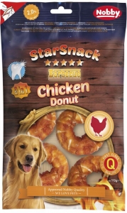 Nobby Starsnack Chicken Donut Snacks 5cm 110g