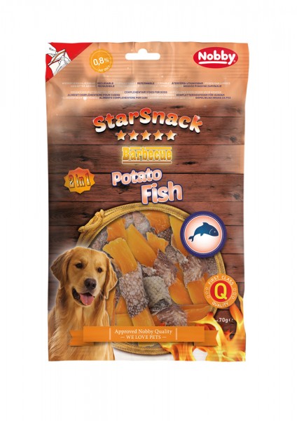 Nobby Starsnack Bbq Potato Fish