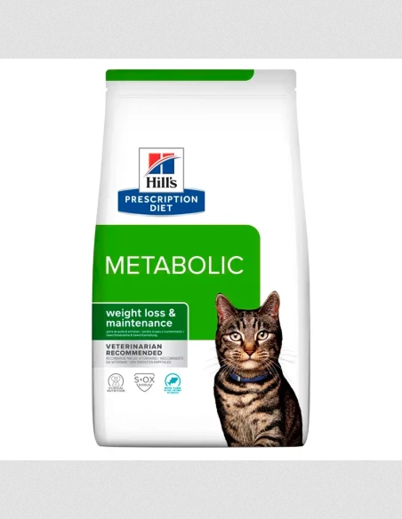 Hill's Prescription Diet Metabolic Weight Management Adult Cat Food with Salmon