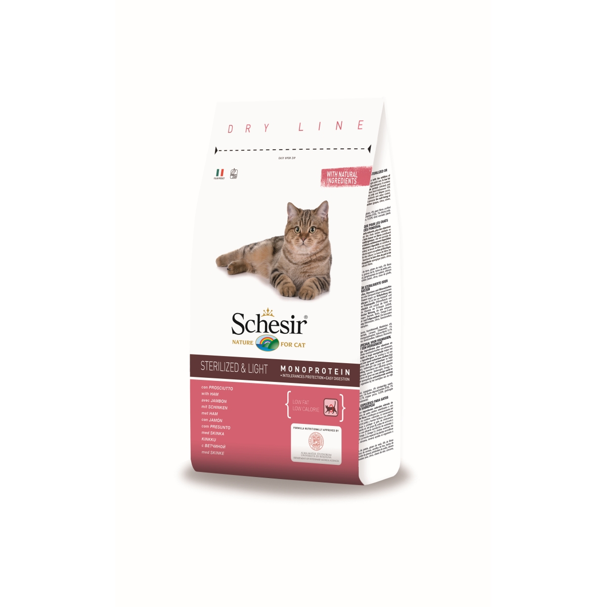 Pet Food Cyprus Purchase Schesir Sterilised & Light Ham
