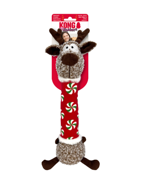 Kong Holiday Shakers Luvs Reindeer Medium