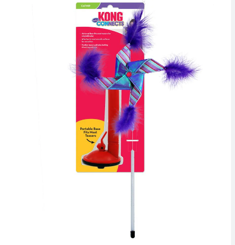 Kong Connects Switch Teaser Pinwheel Cat Toy