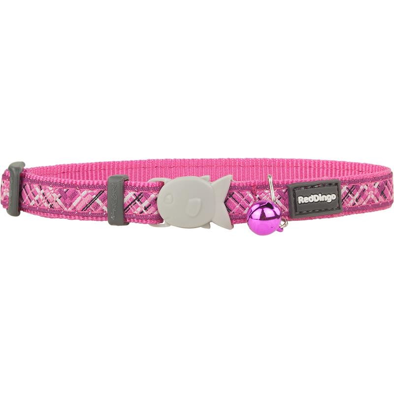 Pet Supplies : Necoichi Kiku Ribbon Bow Tie Cat Collar (Pink) 